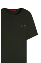  T-Shirt Pima For The Rebels Verde Militar