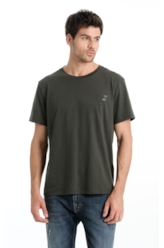  T-Shirt Pima For The Rebels Verde Militar