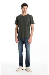  T-Shirt Pima For The Rebels Verde Militar