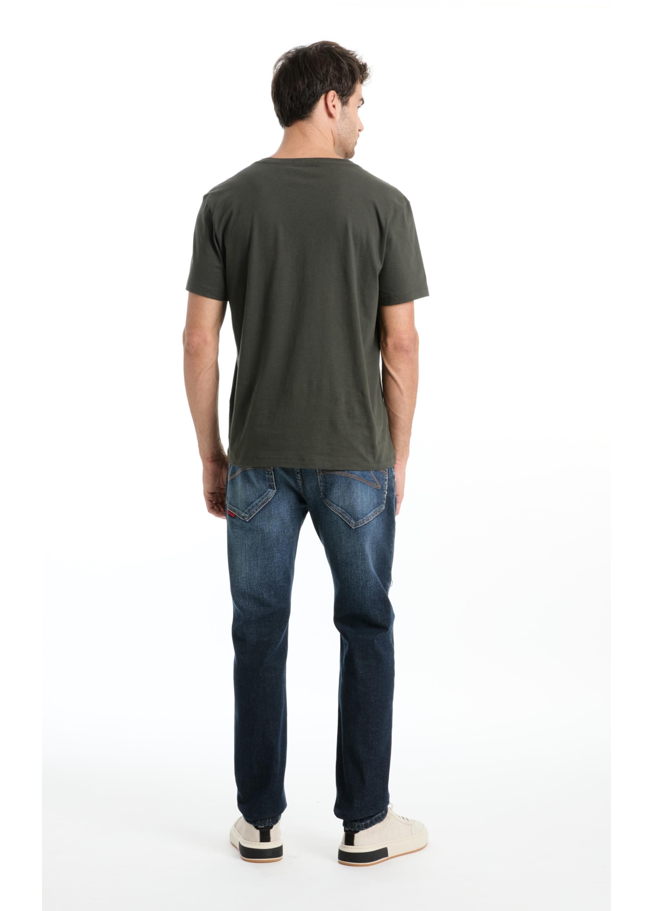  T-Shirt Pima For The Rebels Verde Militar