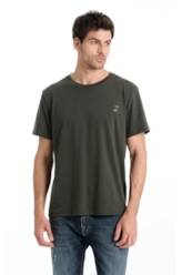  T-Shirt Pima For The Rebels Verde Militar