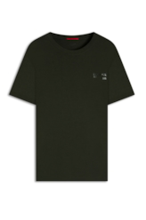  T-Shirt Pima For The Rebels Verde Militar