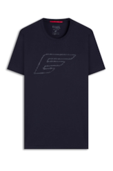 T-Shirt Pima Maxi Easa Writen Classic Dark Navy