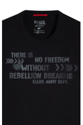T-Shirt Pima No Freedom Preto