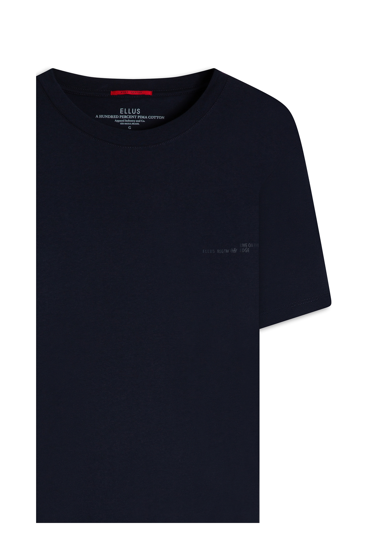 T-Shirt  Pima On The Edge Azul Marinho