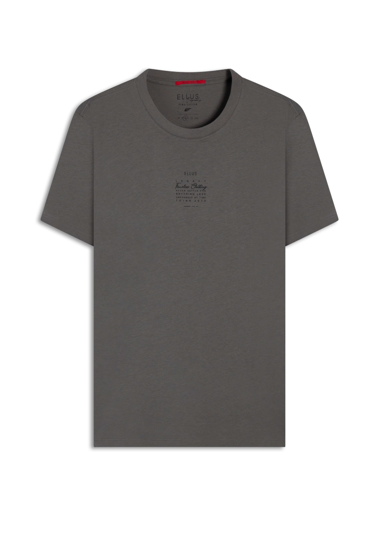 T-Shirt Pima Timeless Clothing Marrom