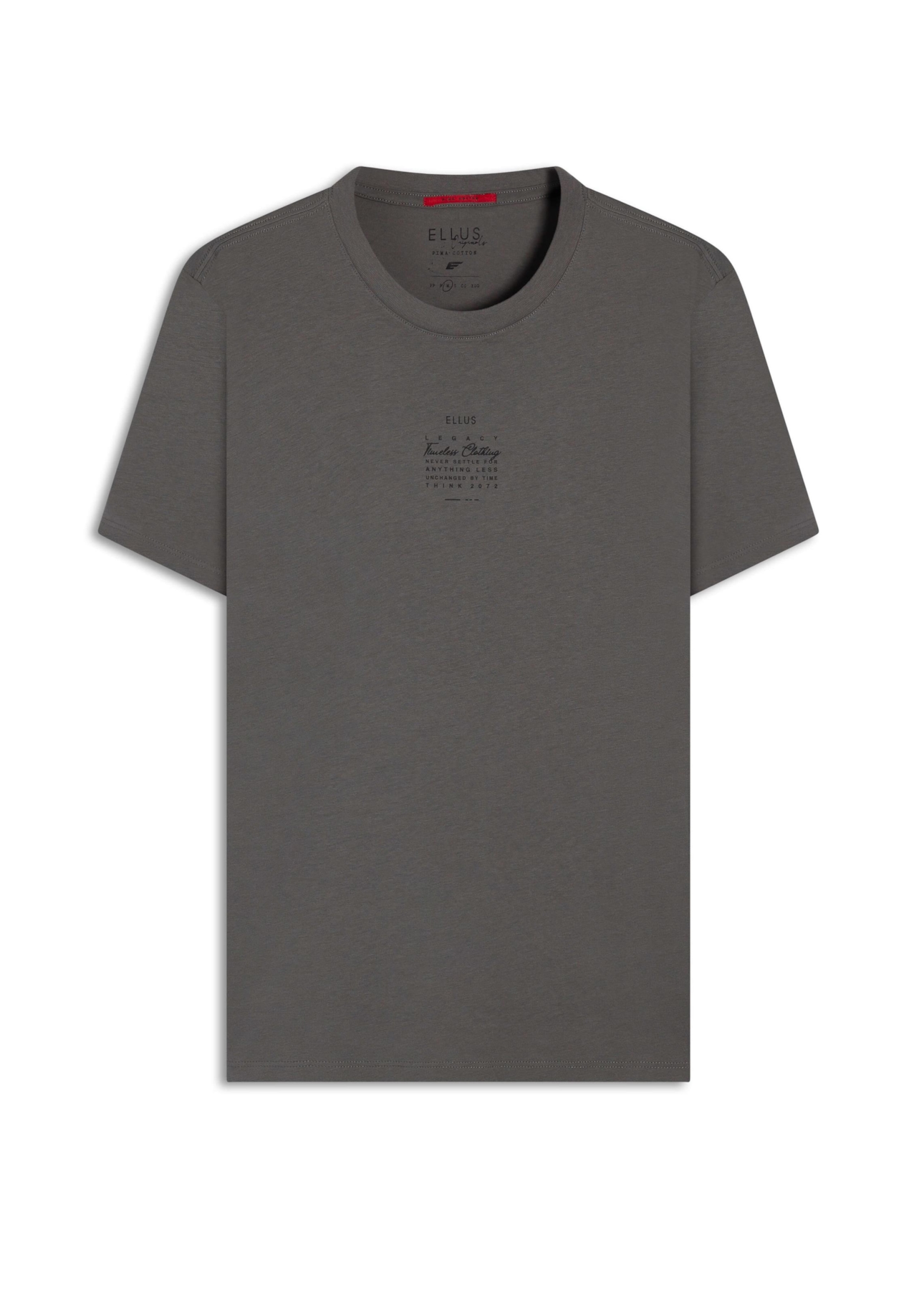 T-Shirt Pima Timeless Clothing Marrom