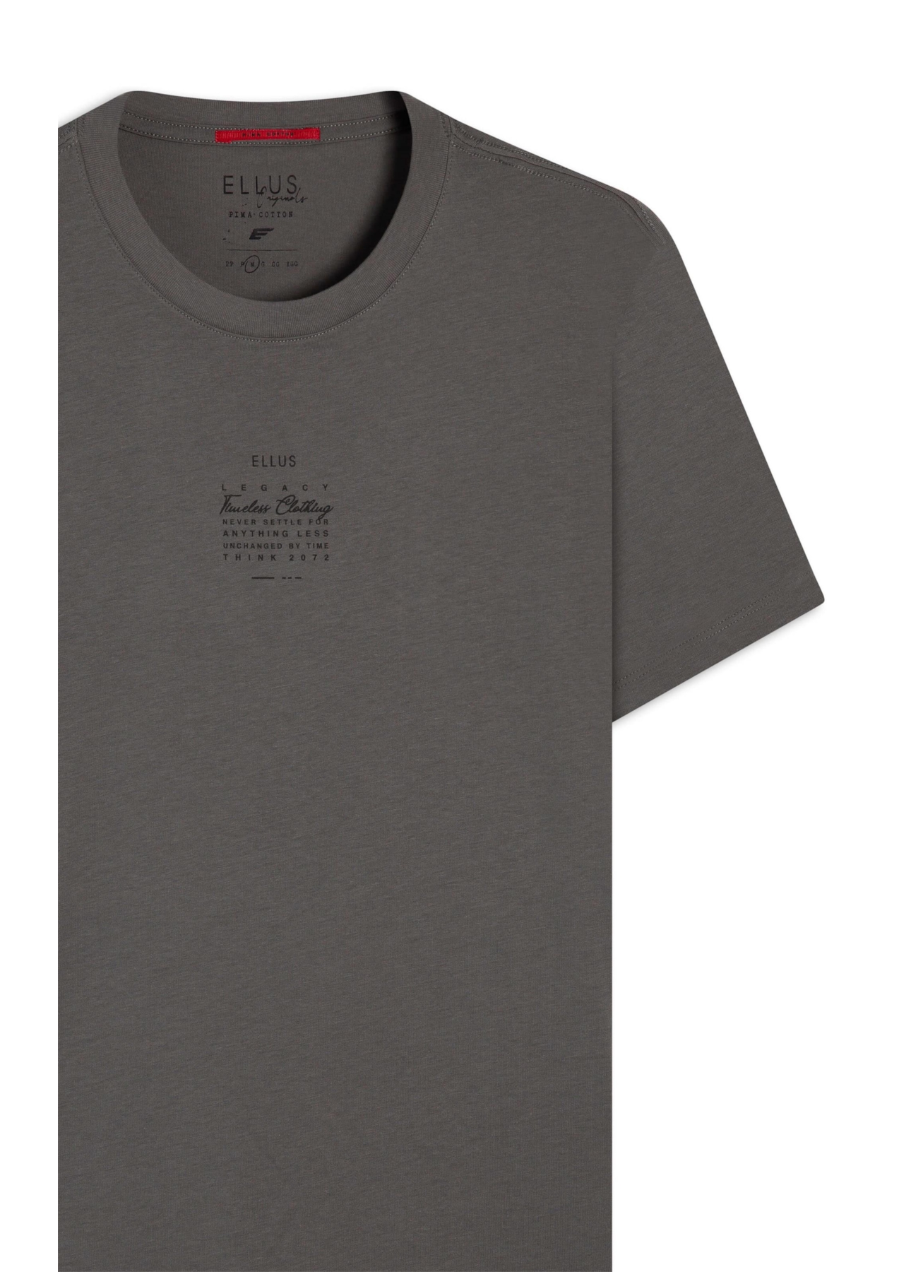 T-Shirt Pima Timeless Clothing Marrom