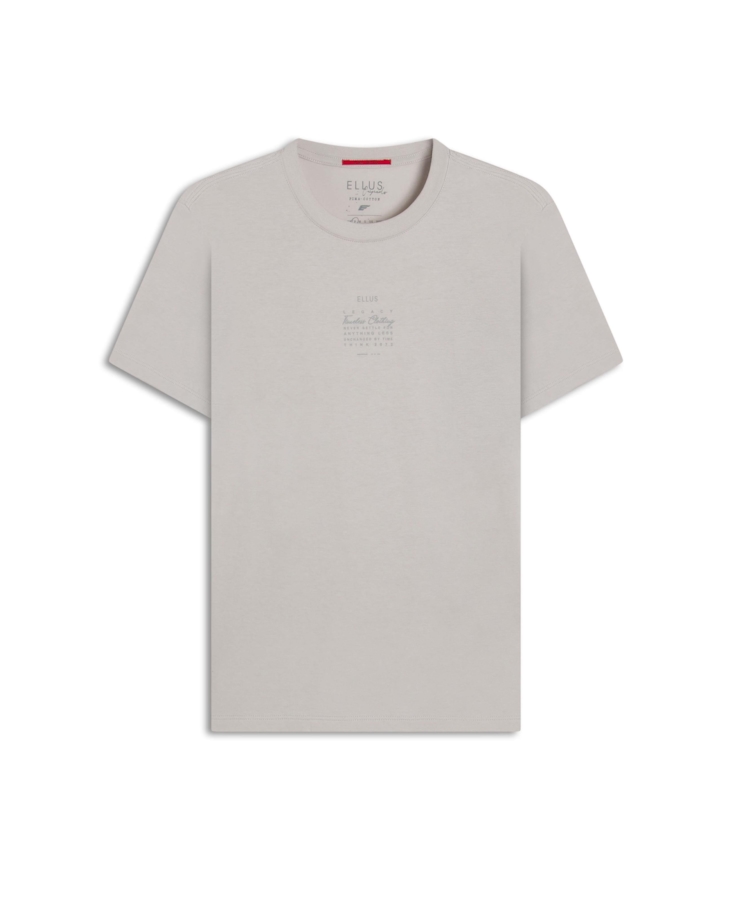 T-Shirt Pima Timeless Clothing Prata