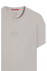 T-Shirt Pima Timeless Clothing Prata