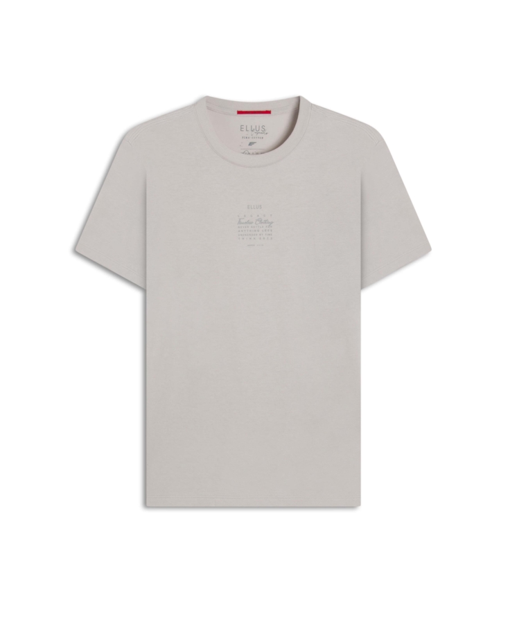T-Shirt Pima Timeless Clothing Prata