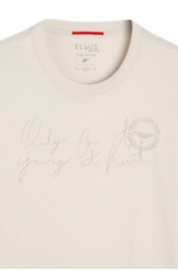 T-Shirt Pima Young Heart Prata