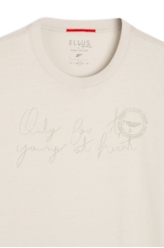 T-Shirt Pima Young Heart Prata