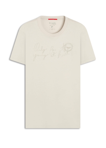 T-Shirt Pima Young Heart Prata
