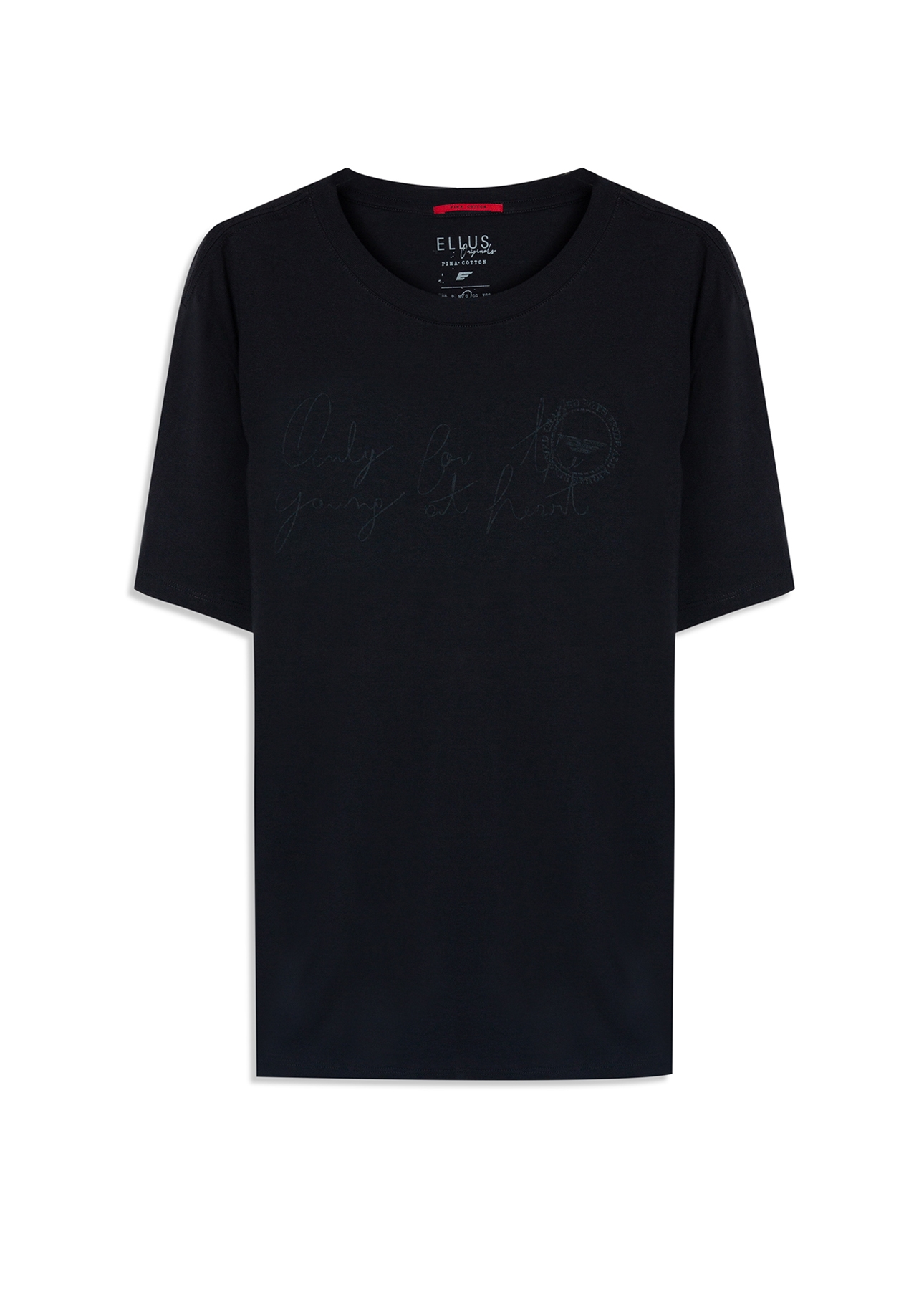 T-Shirt Pima Young Heart Preto