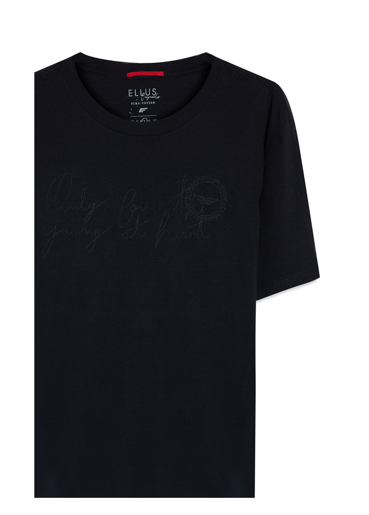 T-Shirt Pima Young Heart Preto