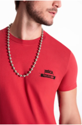 T-Shirt Pin Rock In Rio Classic Cereja