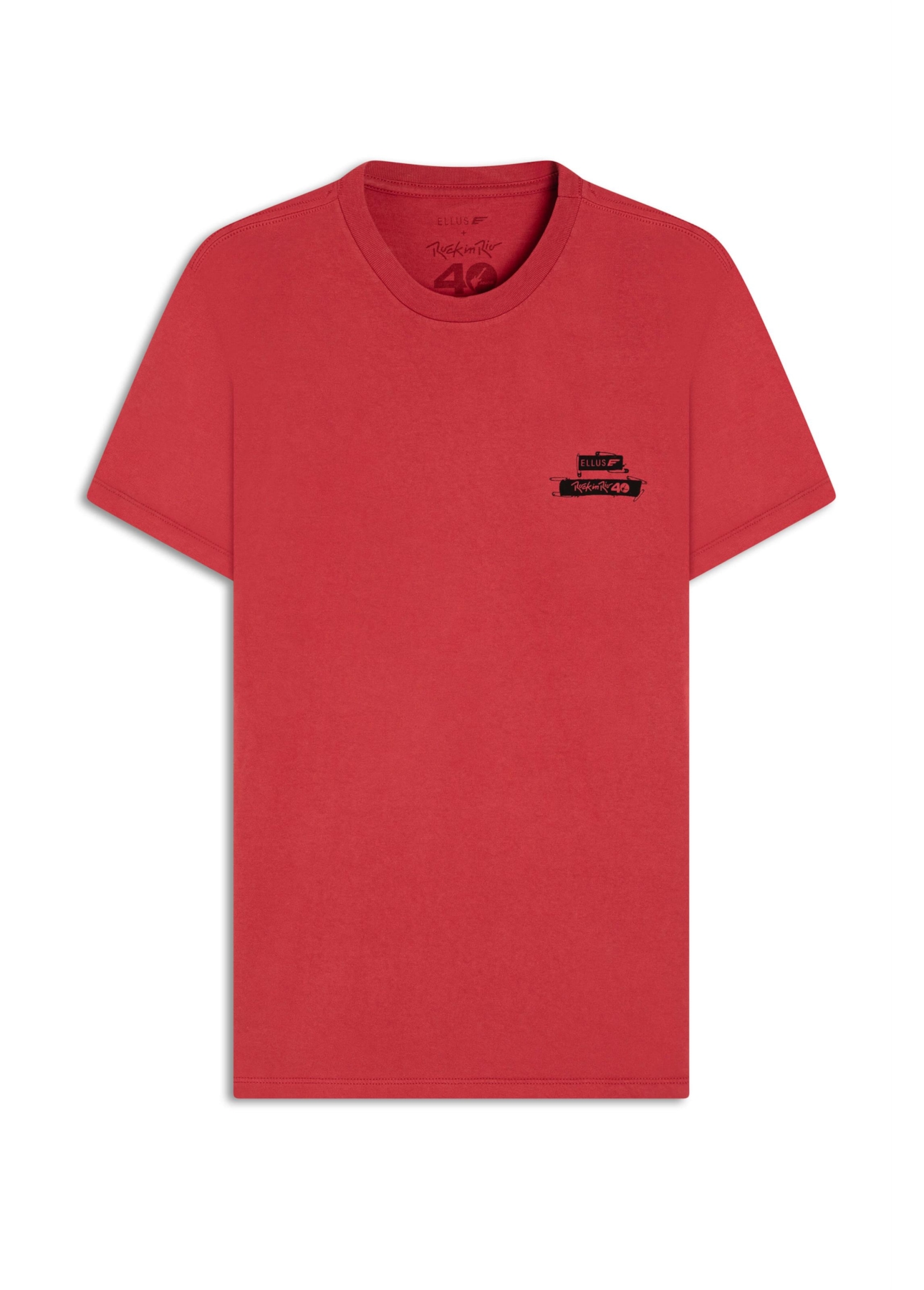 T-Shirt Pin Rock In Rio Classic Cereja