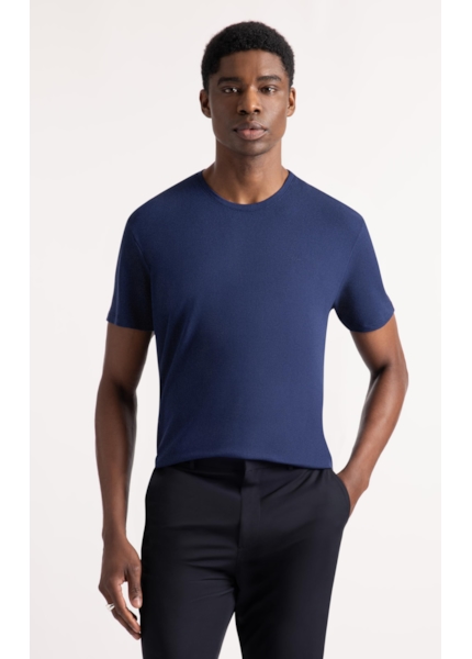 T-Shirt Piquet Ellus Clasisc Dark Navy