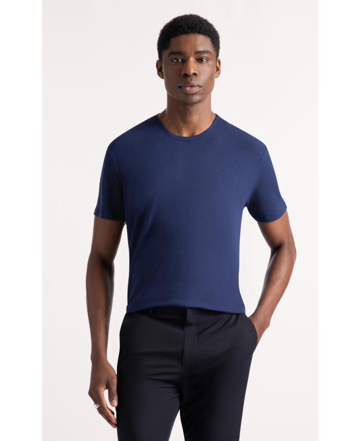 T-Shirt Piquet Ellus Clasisc Dark Navy