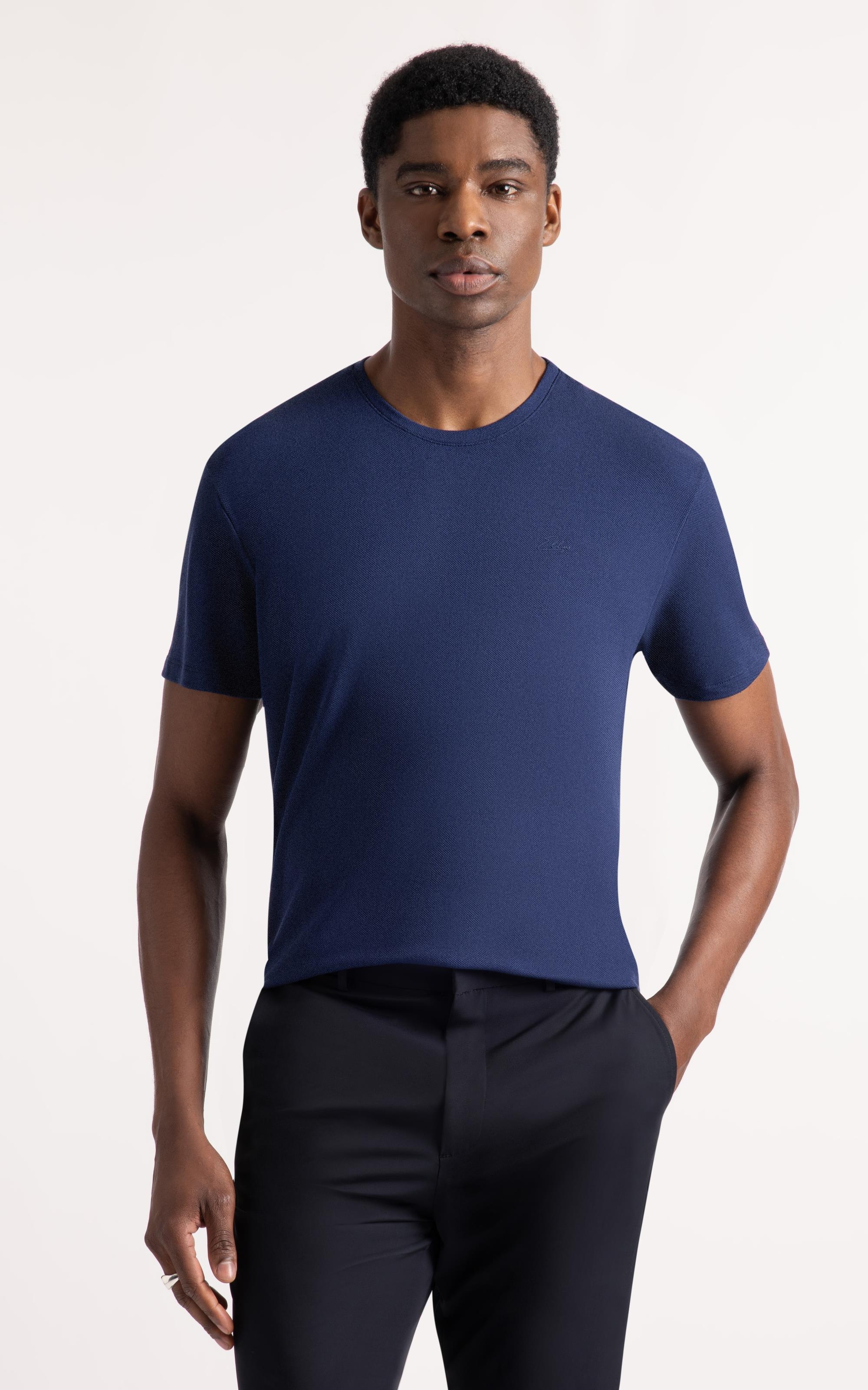 T-Shirt Piquet Ellus Clasisc Dark Navy