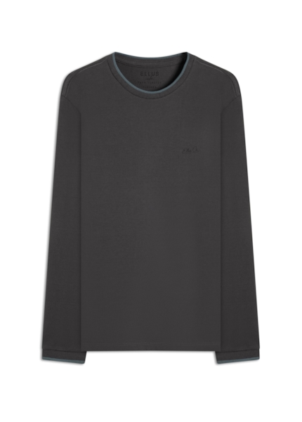 T-Shirt Piquet Fine Ellus Plumbo