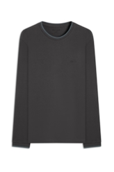 T-Shirt Piquet Fine Ellus Plumbo