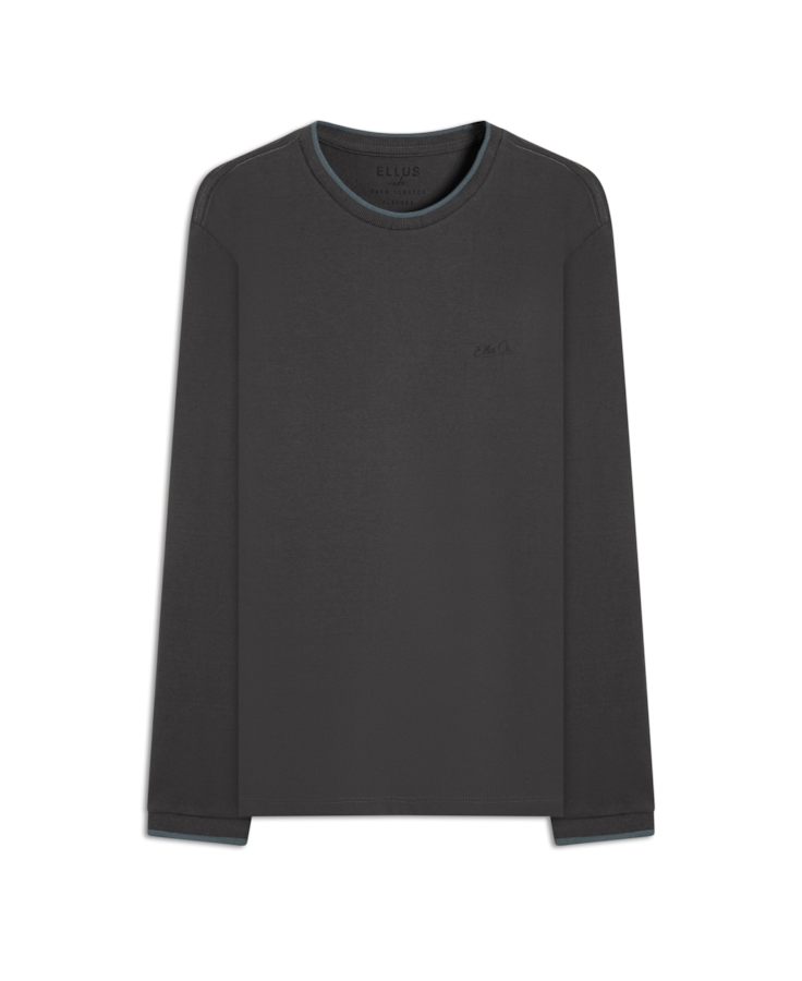 T-Shirt Piquet Fine Ellus Plumbo
