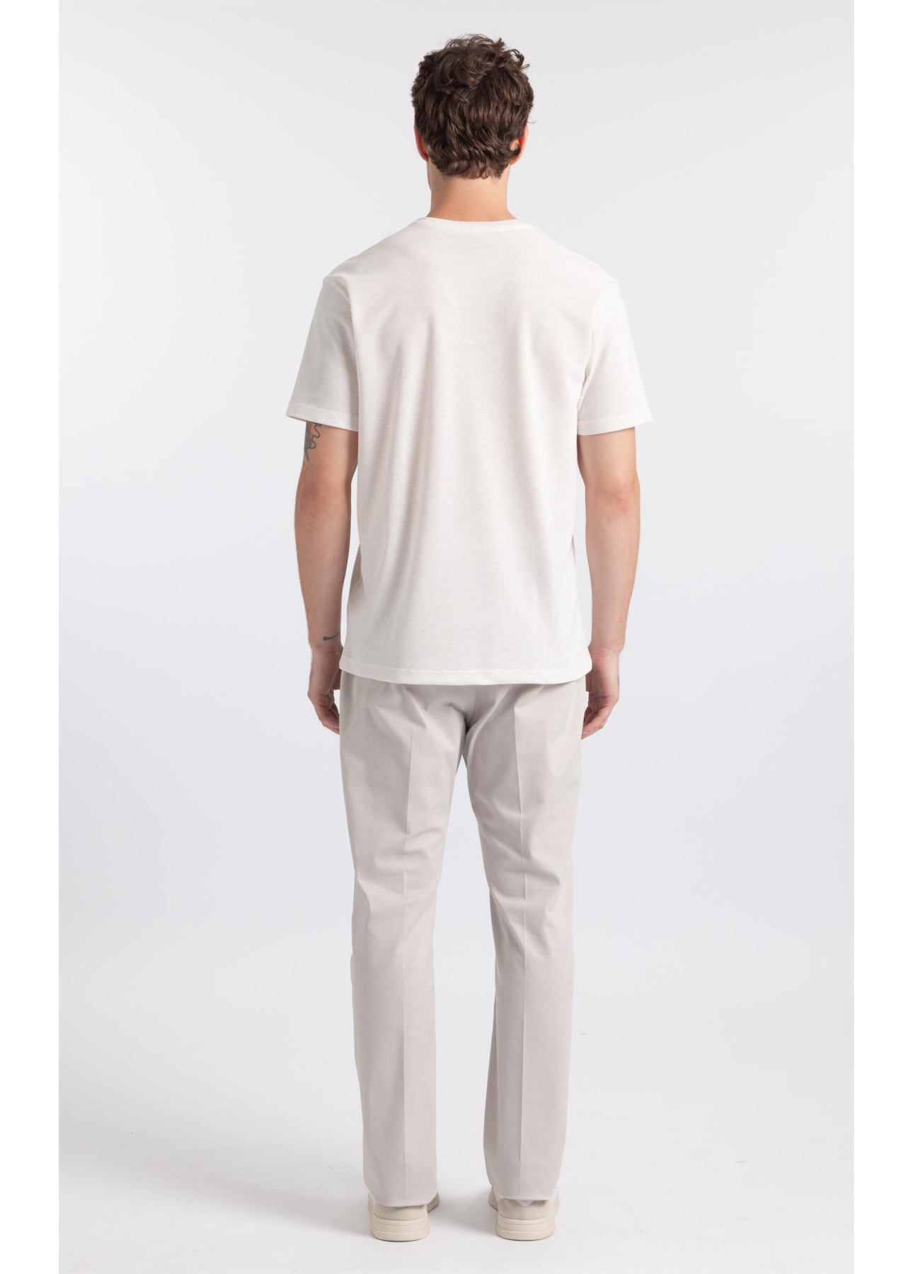 T-Shirt Piquet Polilinho Easa Classic Off White