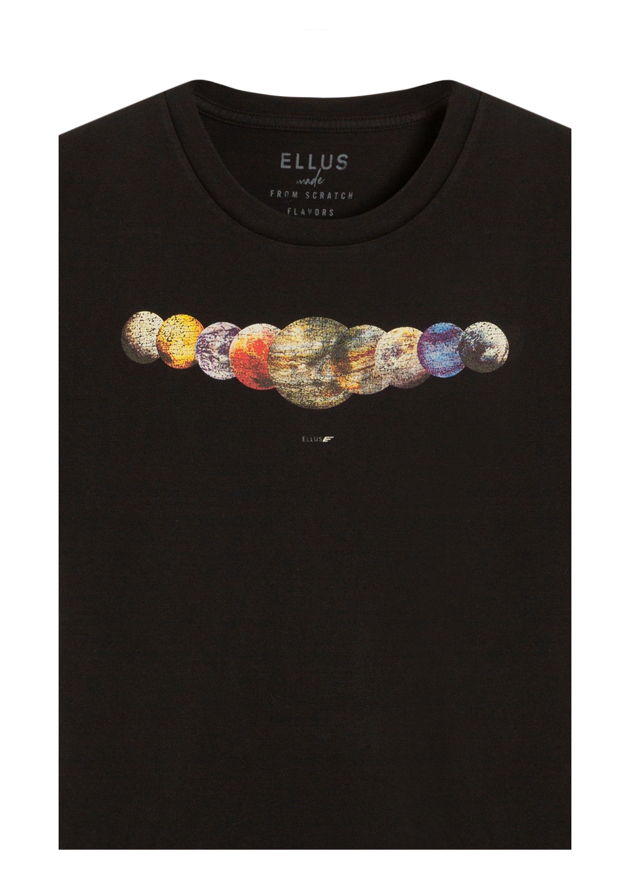 T-Shirt Planets Classic Preto