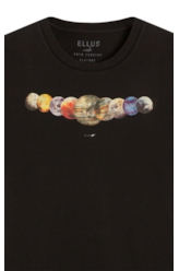 T-Shirt Planets Classic Preto