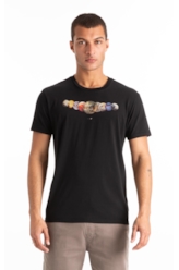 T-Shirt Planets Classic Preto