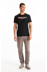 T-Shirt Planets Classic Preto