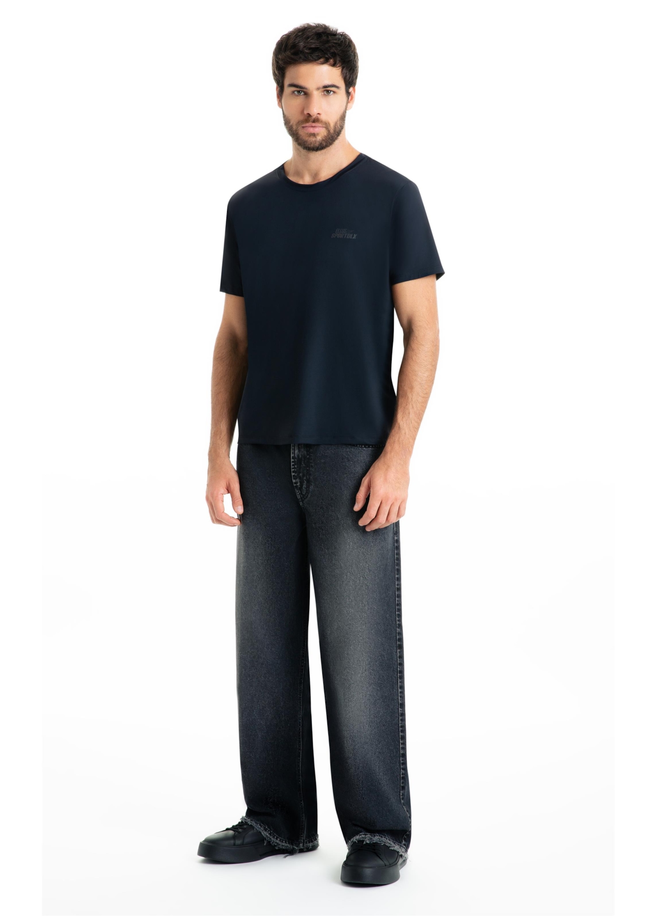 T-Shirt Politech  e Asa Sport Preto