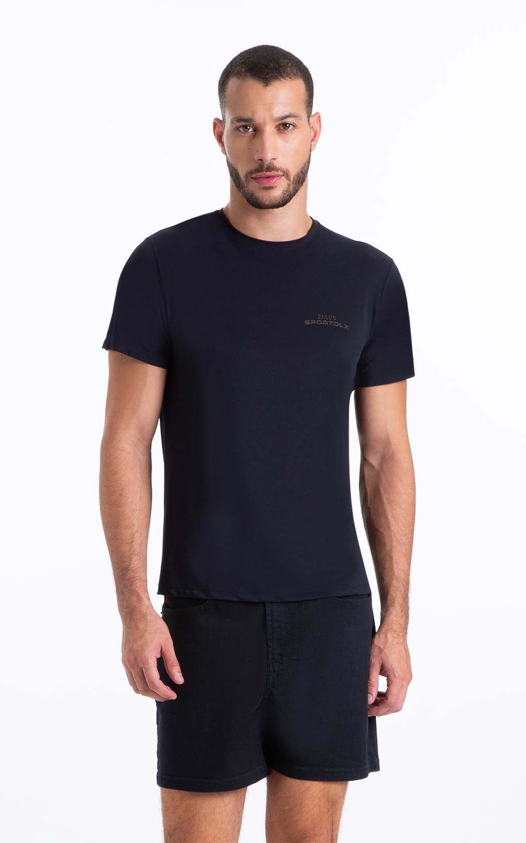 T-Shirt Politech Ellus Sportdlx Preto