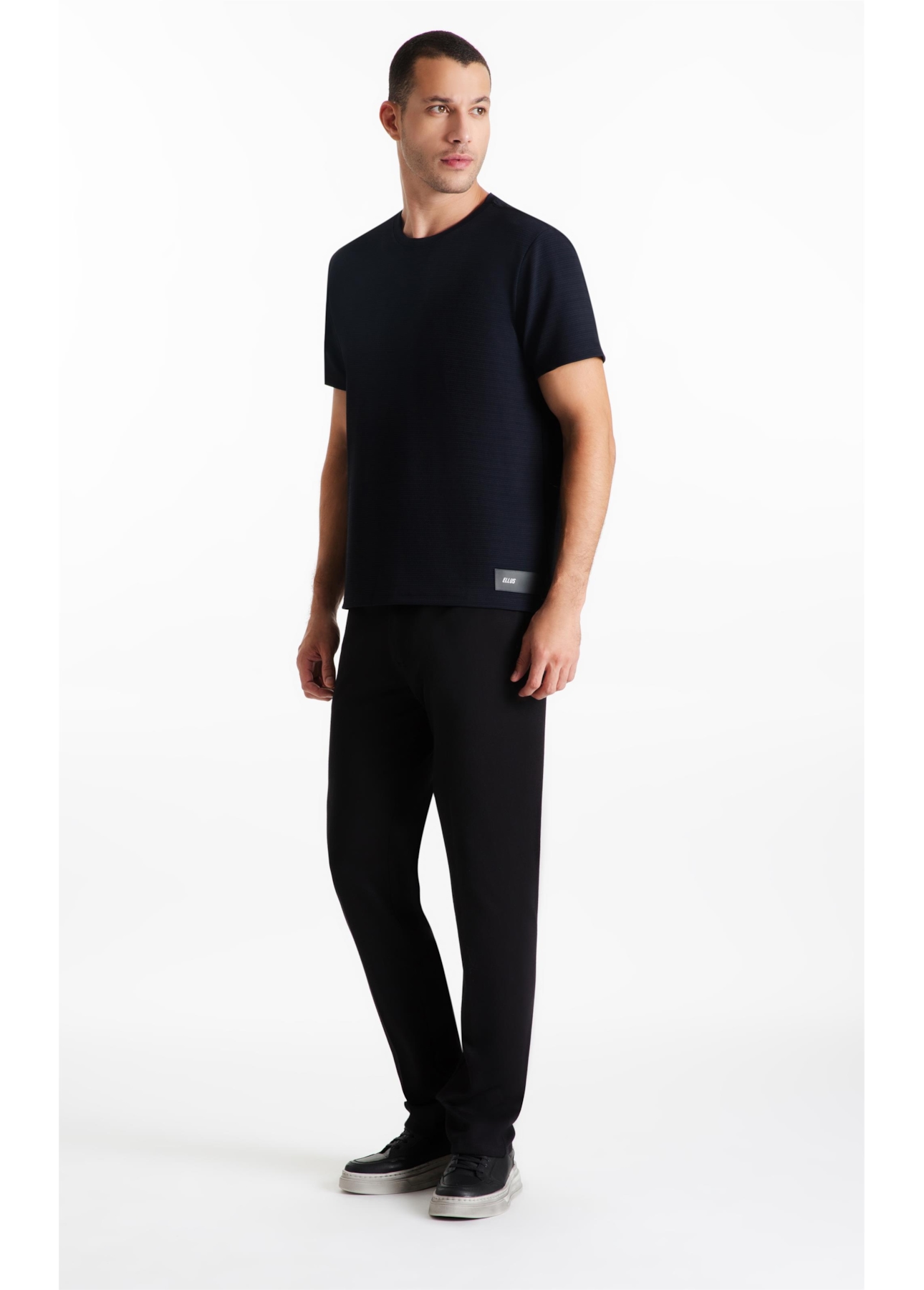T-Shirt Politech Fine Ellus Sport Preto