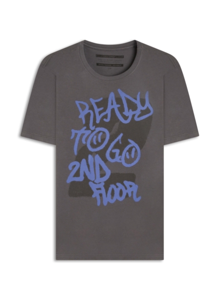 T-Shirt Ready To Go 2nd Floor Grafite