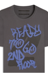 T-Shirt Ready To Go 2nd Floor Grafite