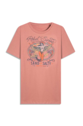 T-Shirt Rebel Sirens Rosa Dusty