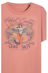 T-Shirt Rebel Sirens Rosa Dusty