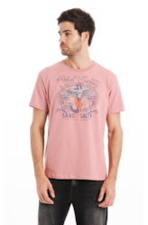 T-Shirt Rebel Sirens Rosa Dusty