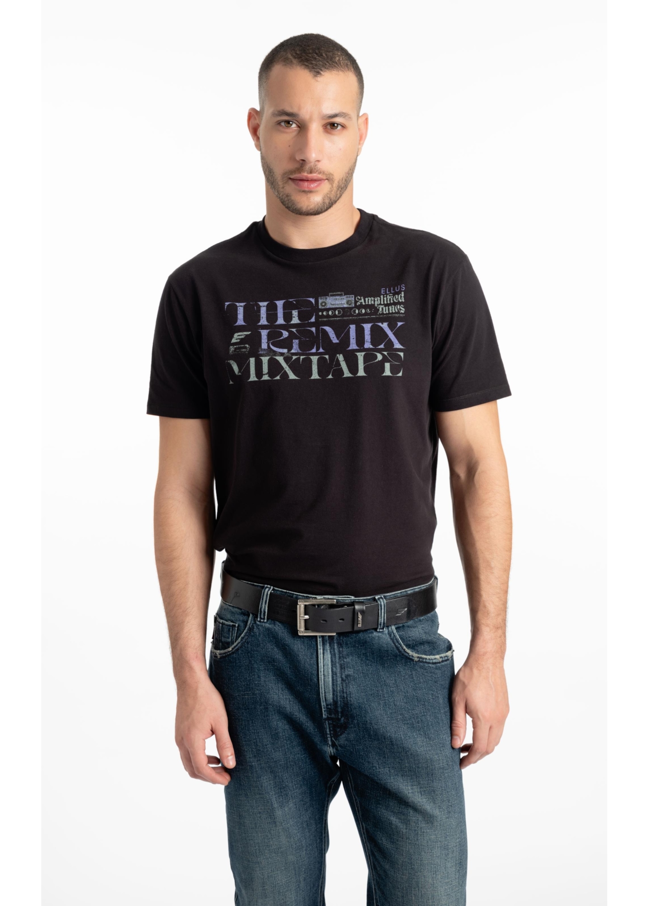 T-Shirt Remix Mixtape Preto