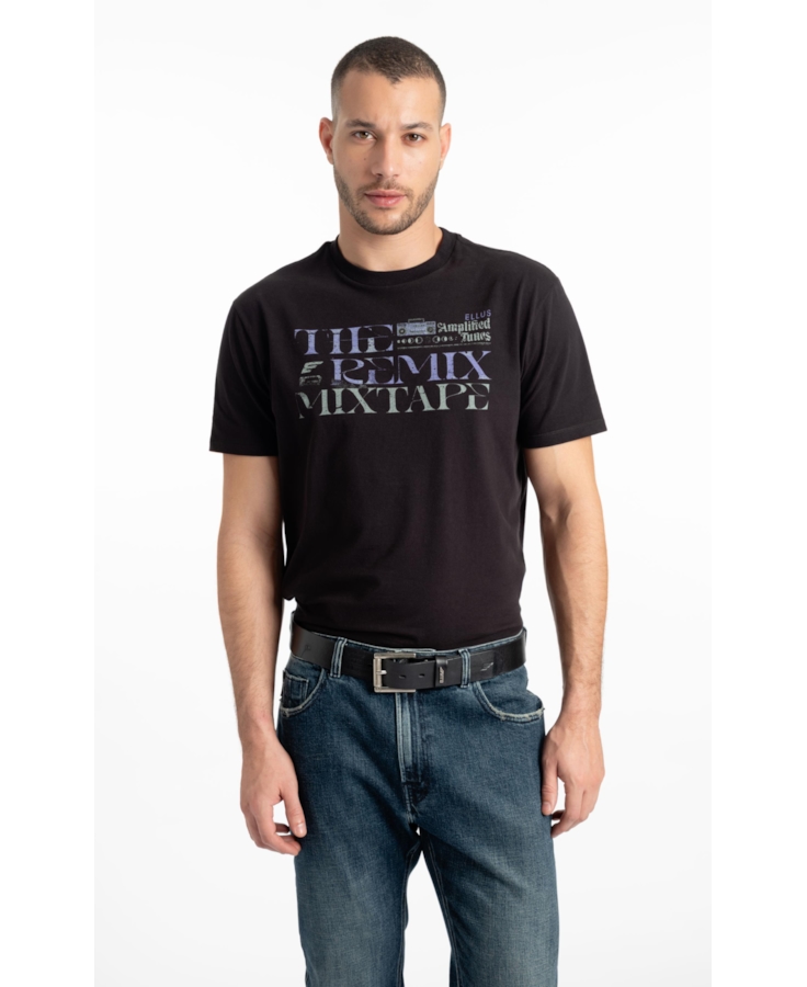 T-Shirt Remix Mixtape Preto