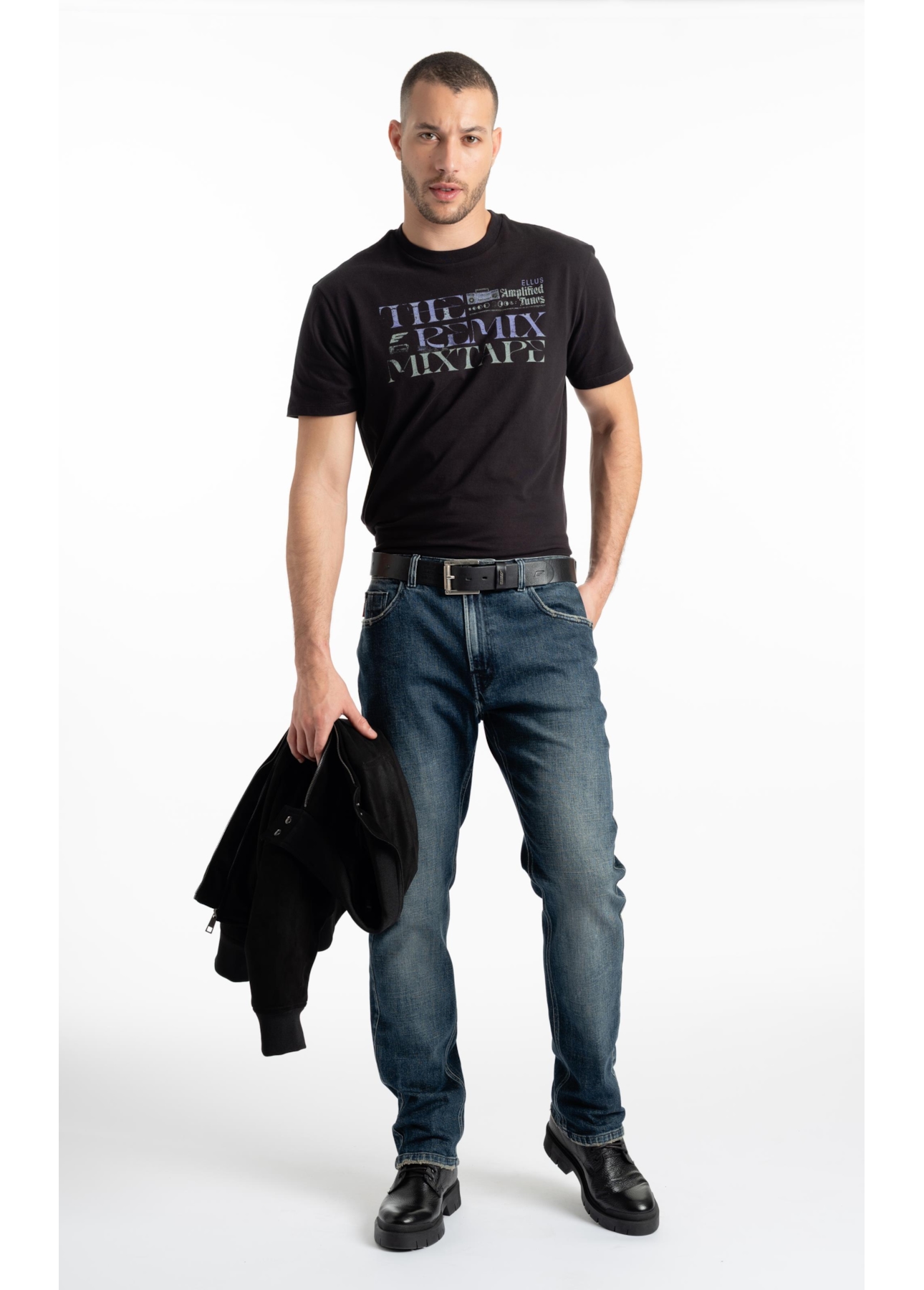 T-Shirt Remix Mixtape Preto