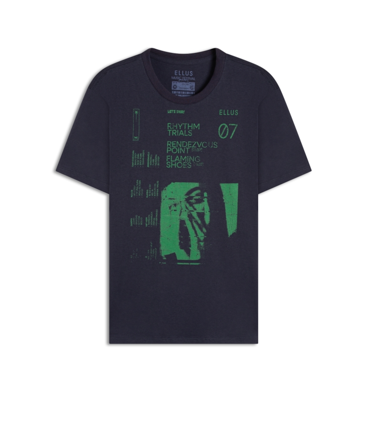 T-Shirt Rhythm Trials Midnight Blue