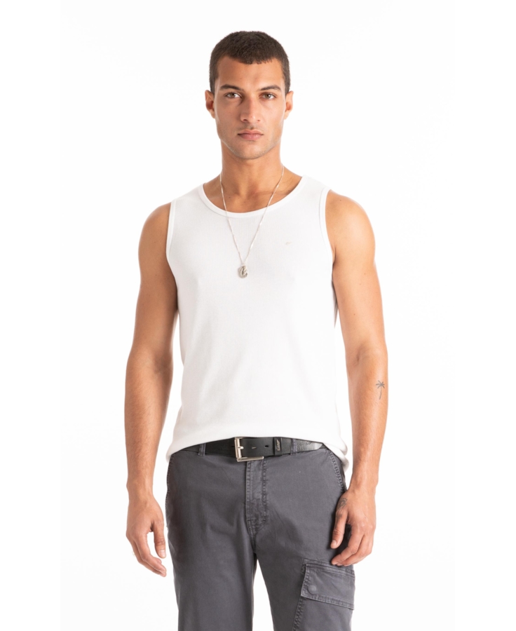 T-Shirt Rib Easa Off White