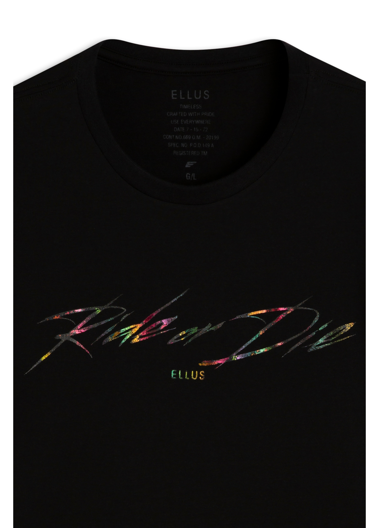 T-Shirt Ride Die Classic Preto