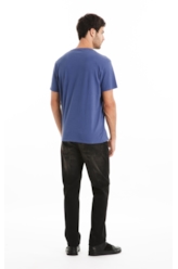 T-Shirt Ride Off Azul Jeans