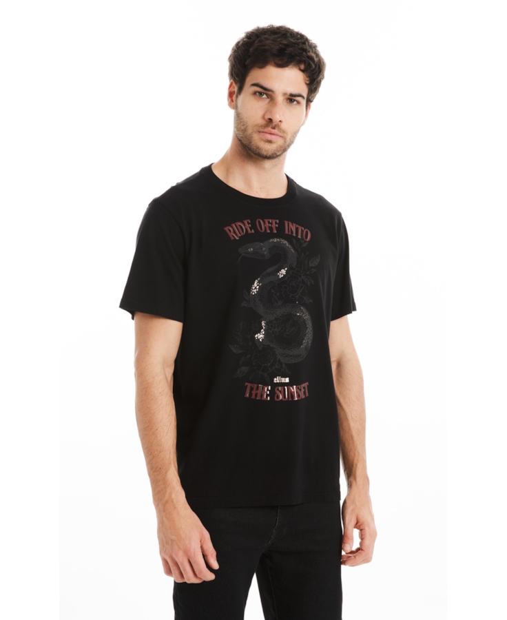 T-Shirt Ride Off Preto