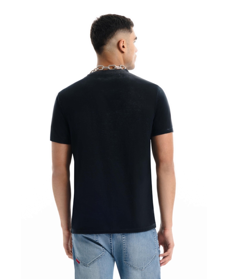 T-Shirt Rock Devore Preto